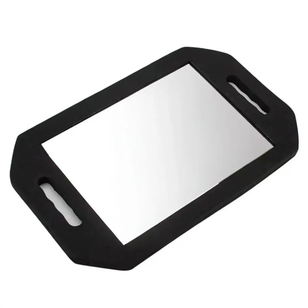 Ergonomic Foam Handheld Mirror For Professional Salon Barber Tool Lightweight Styling Accessory High Definition