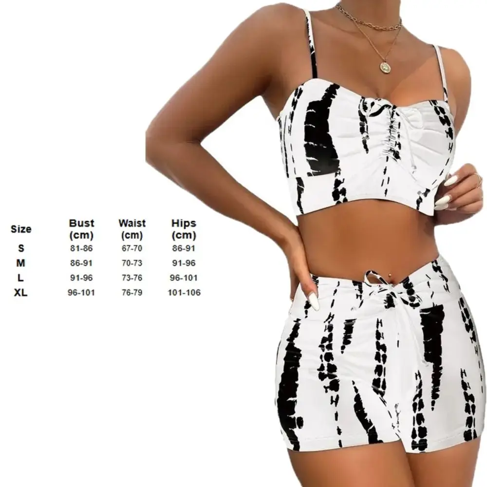 التعادل صبغ عالية الخصر مجموعة البكيني عبر الحدود زاوية مسطحة منفصلة ملابس السباحة عالية الخصر السراويل مثير تصميم ملابس السباحة العصرية الاستخدام الإناث #6