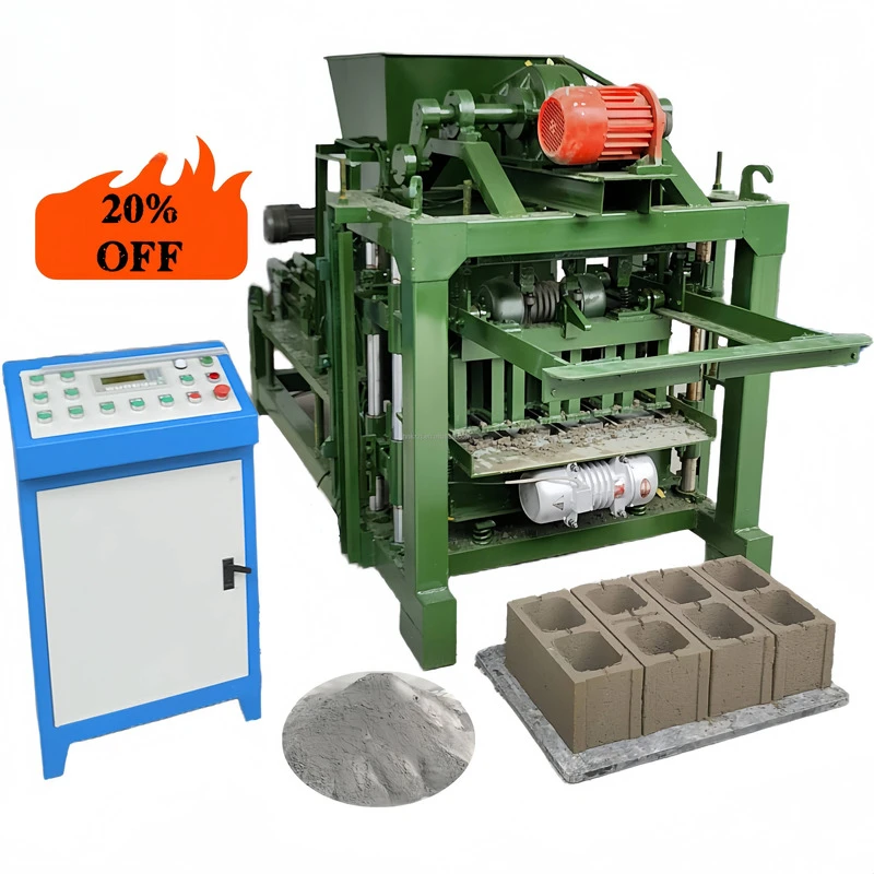 High Quality Affordable Fully Cement PLC Automatic Concrete Block Brick Making Machine
