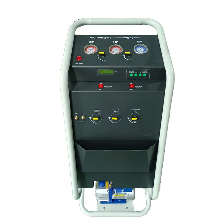 Auto Ac Refrigerant Recovery Machine Car Ac Recovery Service Machine