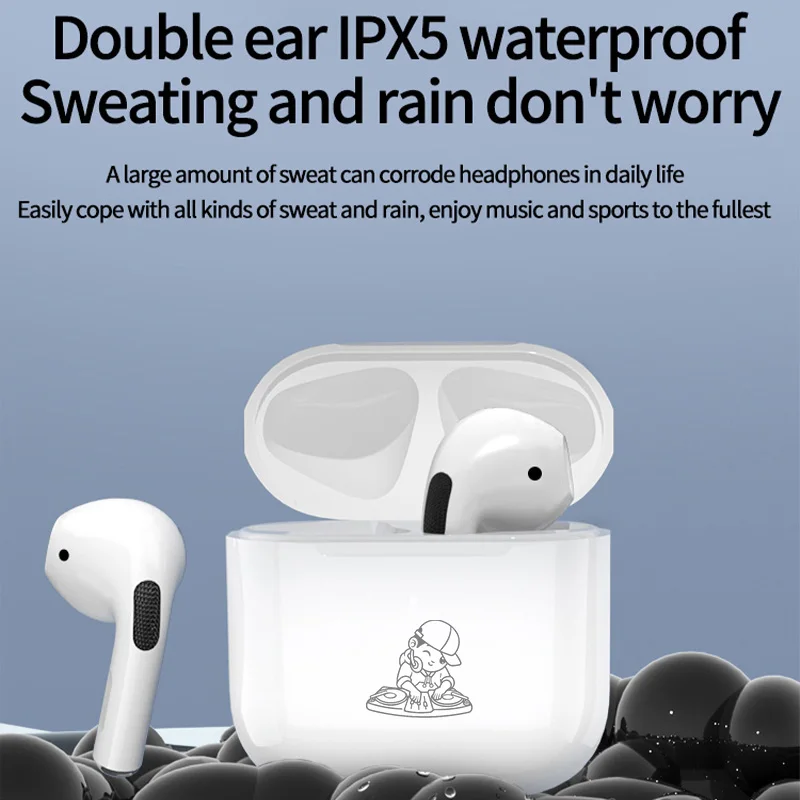 Beier AP05 Bluetooth 5.3 Headphones 9D Stereo Sound Buds5 True Wireless Earbuds Waterproof Earphones TWS Sports Headest With Mic