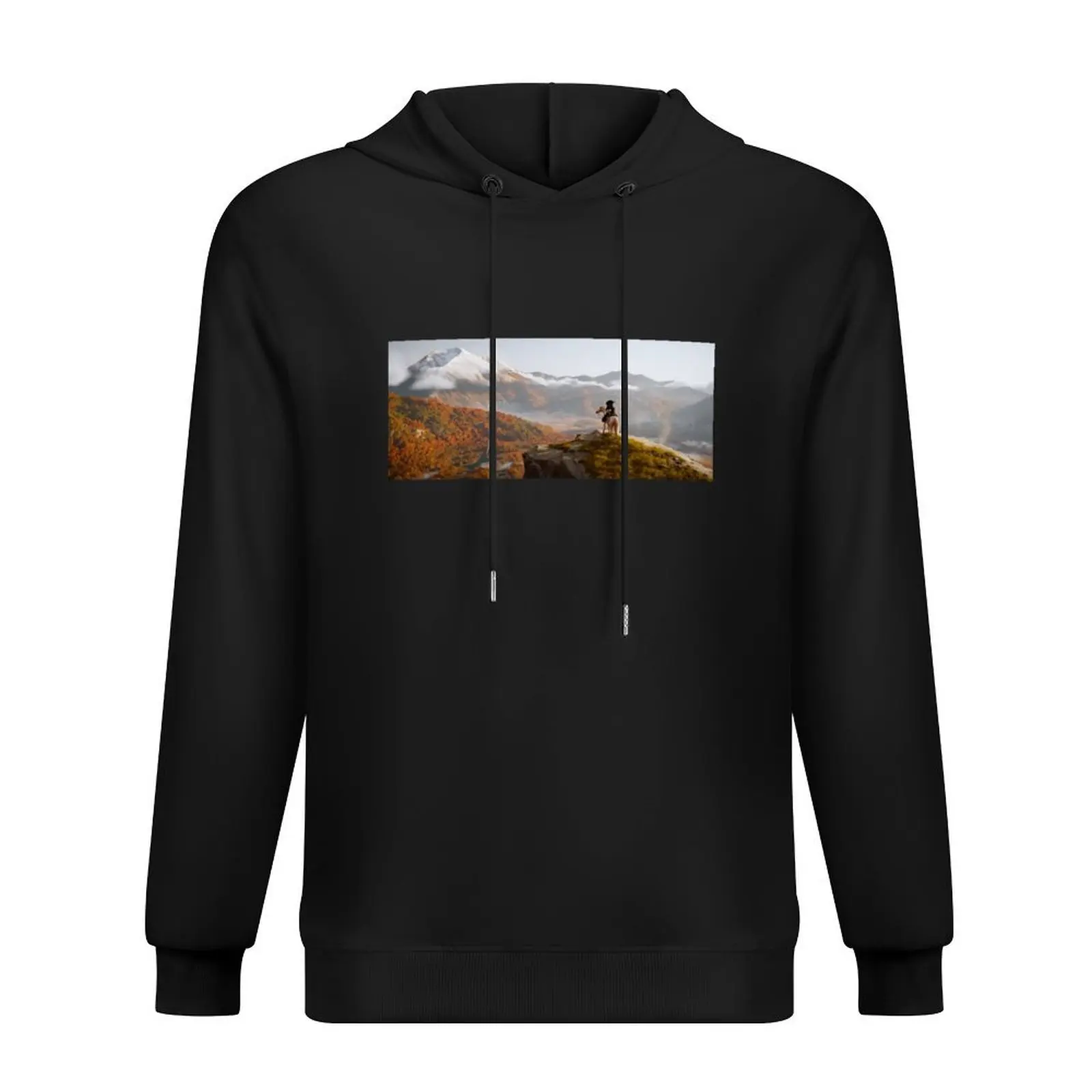 

Ghost of Yotei Landscape Hoodie korean autumn clothes autumn clothes korean style clothes men's coat graphic hoodies