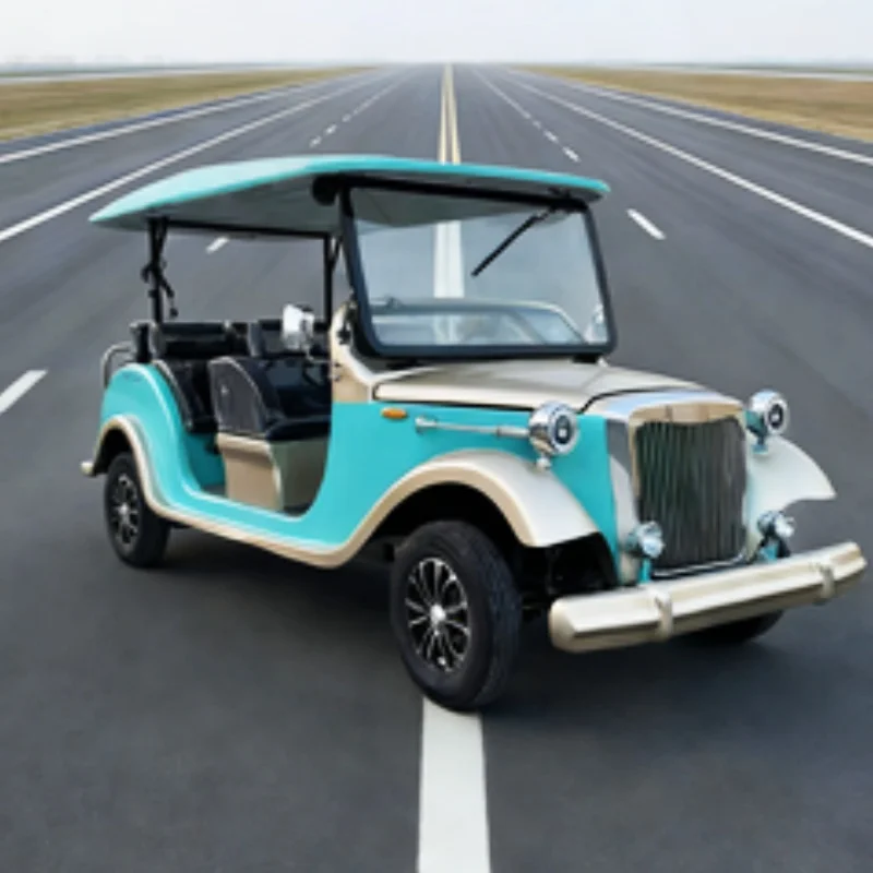 

2026 Factory Brand CE New Electric Antique Tour Bus 5 8 11 14 Seater Electric Antique Self-Propelled Car Free Custom Color