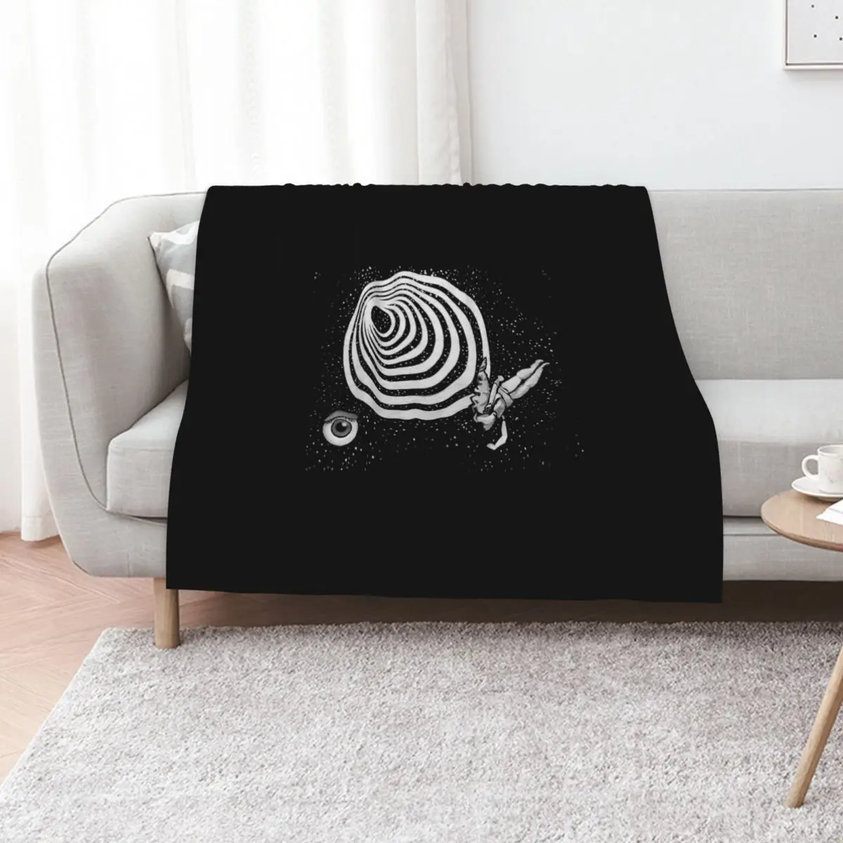 Twilight Zone Eye Throw Blanket Beach Nap Luxury St Picnic Bed decorative Blankets