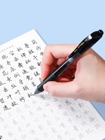 Pentel Energel Gelpenna BL107 0,7 mm Övningsskrivning Snabbtorkande bläck Trycktyp Svart Penna Slät Signaturpenna 10 best sales pentelpenna - №3