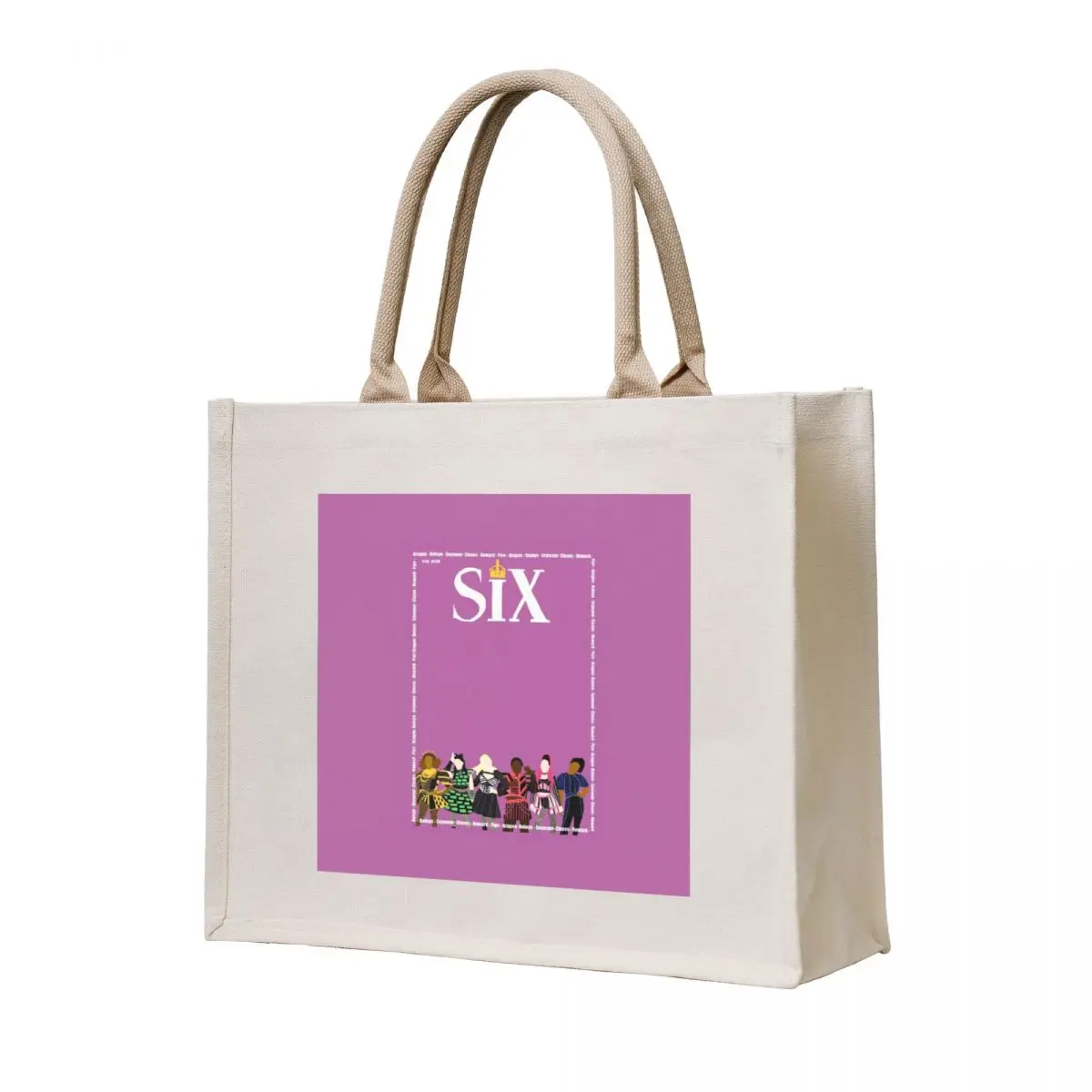 

Six The Musical Inspired Tote Bag shopper bags for women custom bags eco pack reusable grocery bags