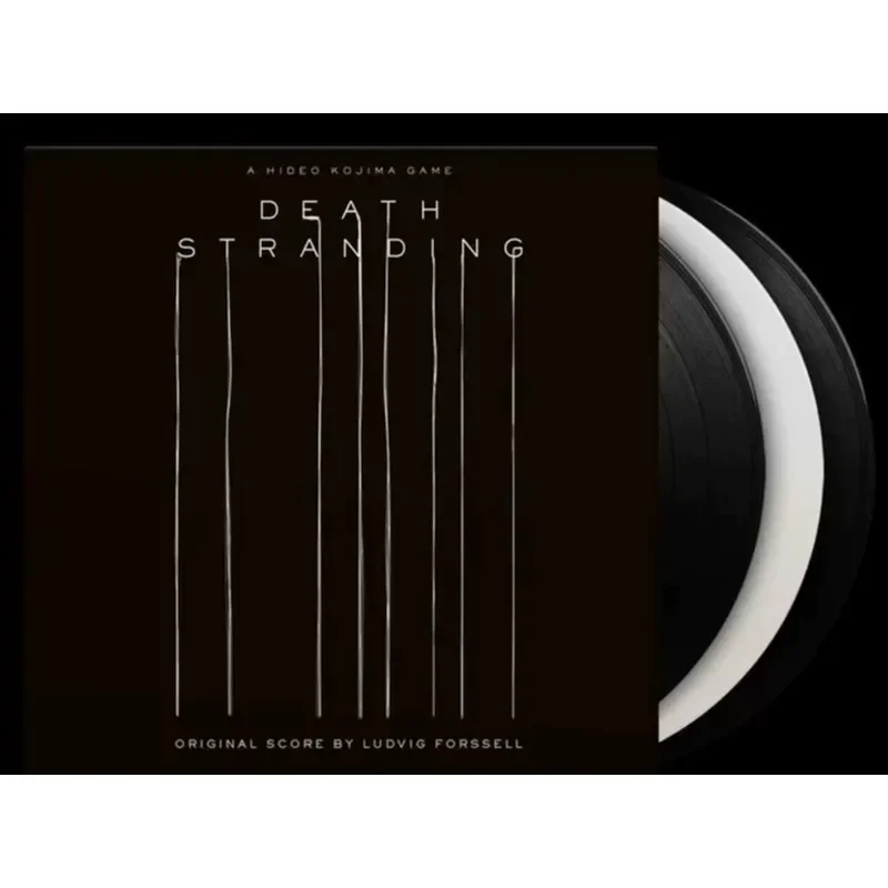 Black + White Glue MOV Ludvig Forssell Game Death Stranding Death Limited Edition Vinyl Record Set with ID 3LP for Death