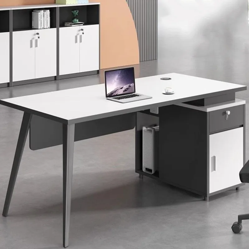 

Computer Writing Desk Workstation Work Organizer Office Desks Storage Luxury Meeting Room Scrivanie Per Ufficio Luxury Furniture