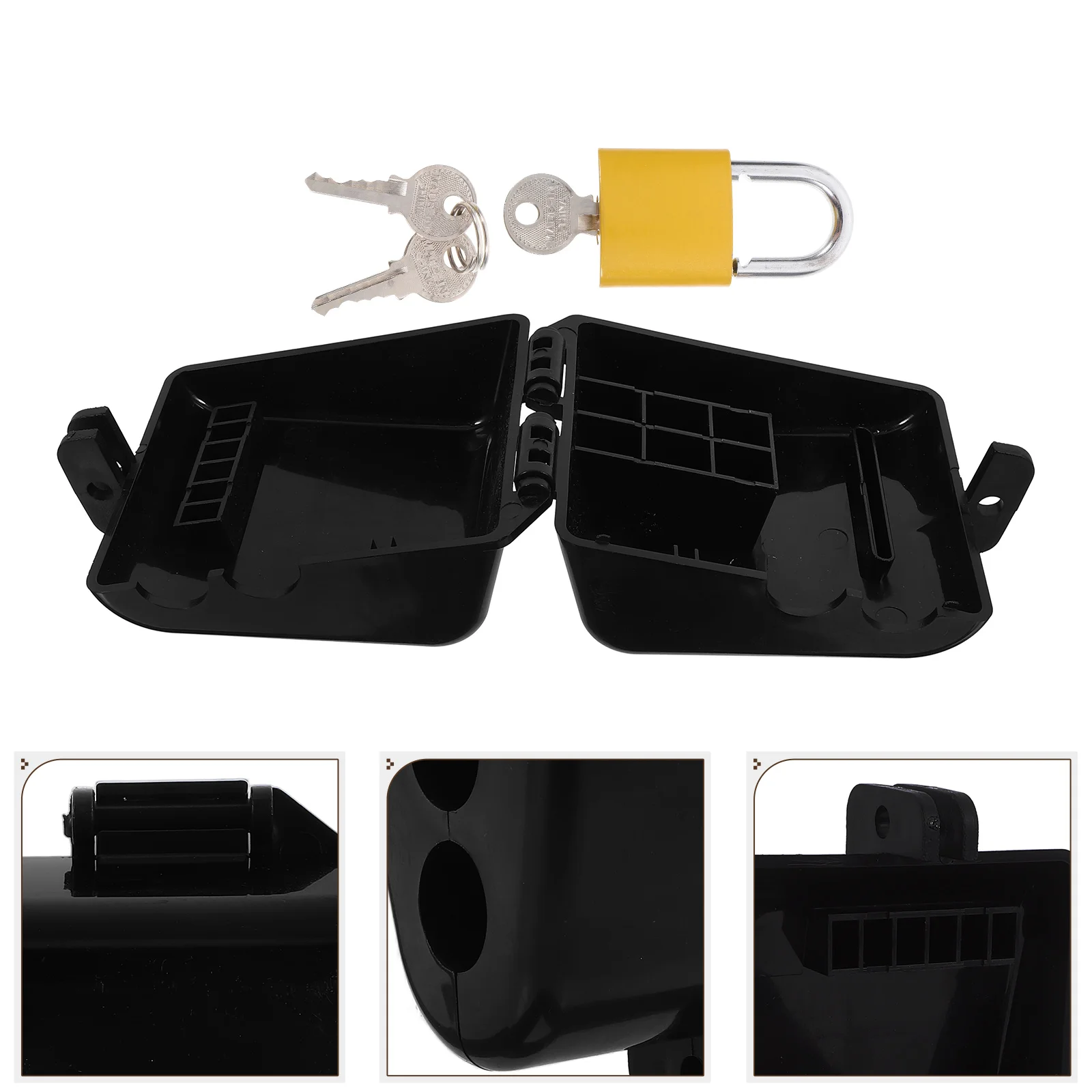 

Water Faucet Cover Heavy Duty Outdoor Spigot Lock Waterproof Anti-Theft Garden Hose Bib Lock Exterior Water-Saving Valve