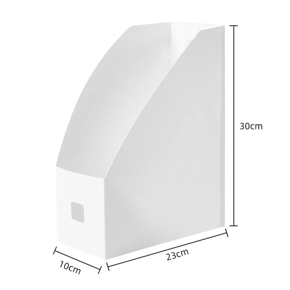Creative Vertical Desktop File Folder Foldable Large Capacity File Storage Rack Magazine Book Holder for Student Supplies