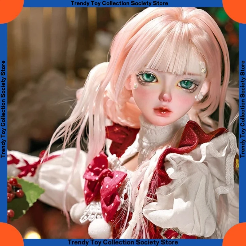 四点式BJDドール デリア SDドール フィギュア クリスマス風ケーキドレス トレンドコレクタブル 手作りカスタム ホリデーギフト