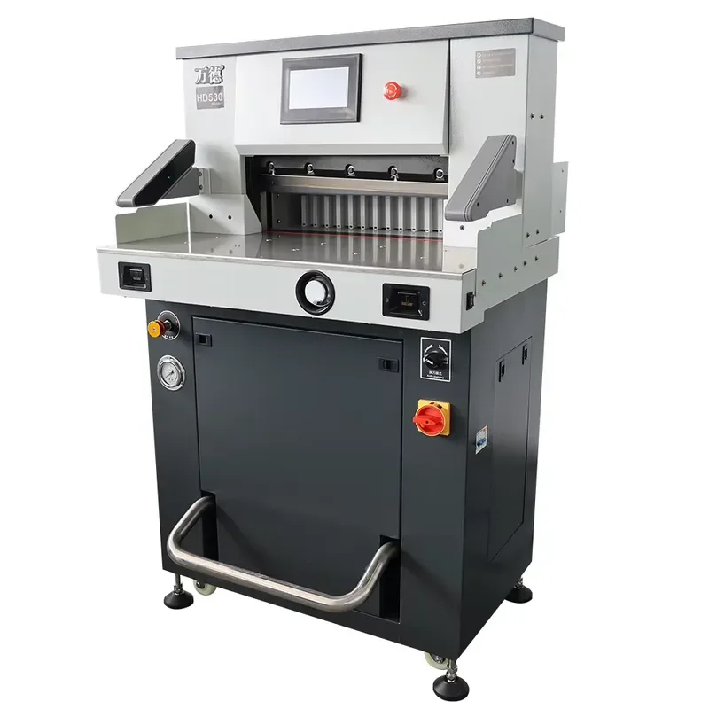 CE Certificate HD530 Industrial Paper Cutting Machine 20.8inch Heavy Hydraulic Guillotine Paper Cutter