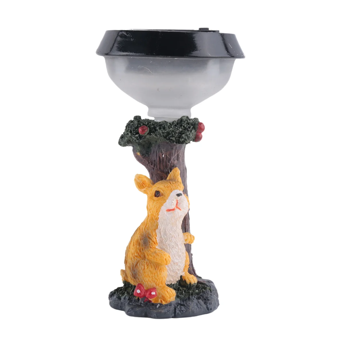 LED Solar Light Rabbit Resin Figurine Light Outdoor Garden Lawn Lamp Yard Art Ornaments Elf Animal Cute Decorative Lamp