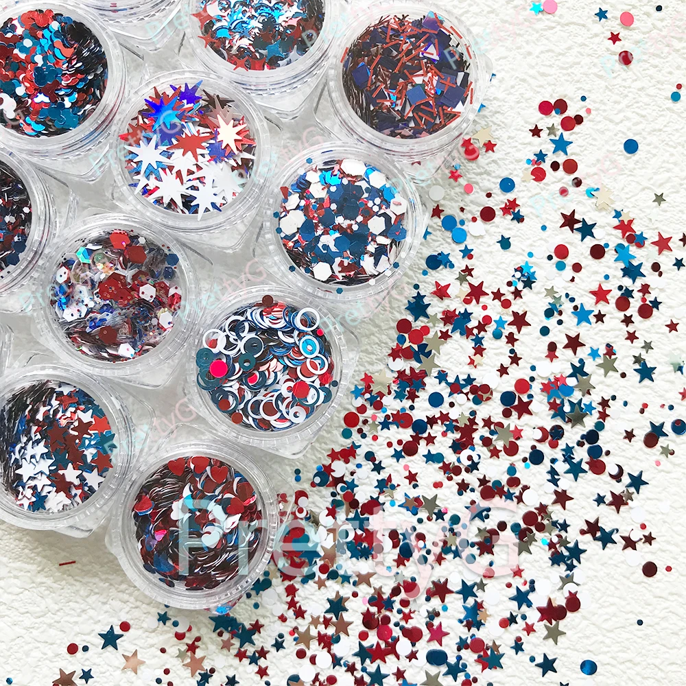 PrettyG 12 Color Set America's - Art And Craft Independence Day recension och pris