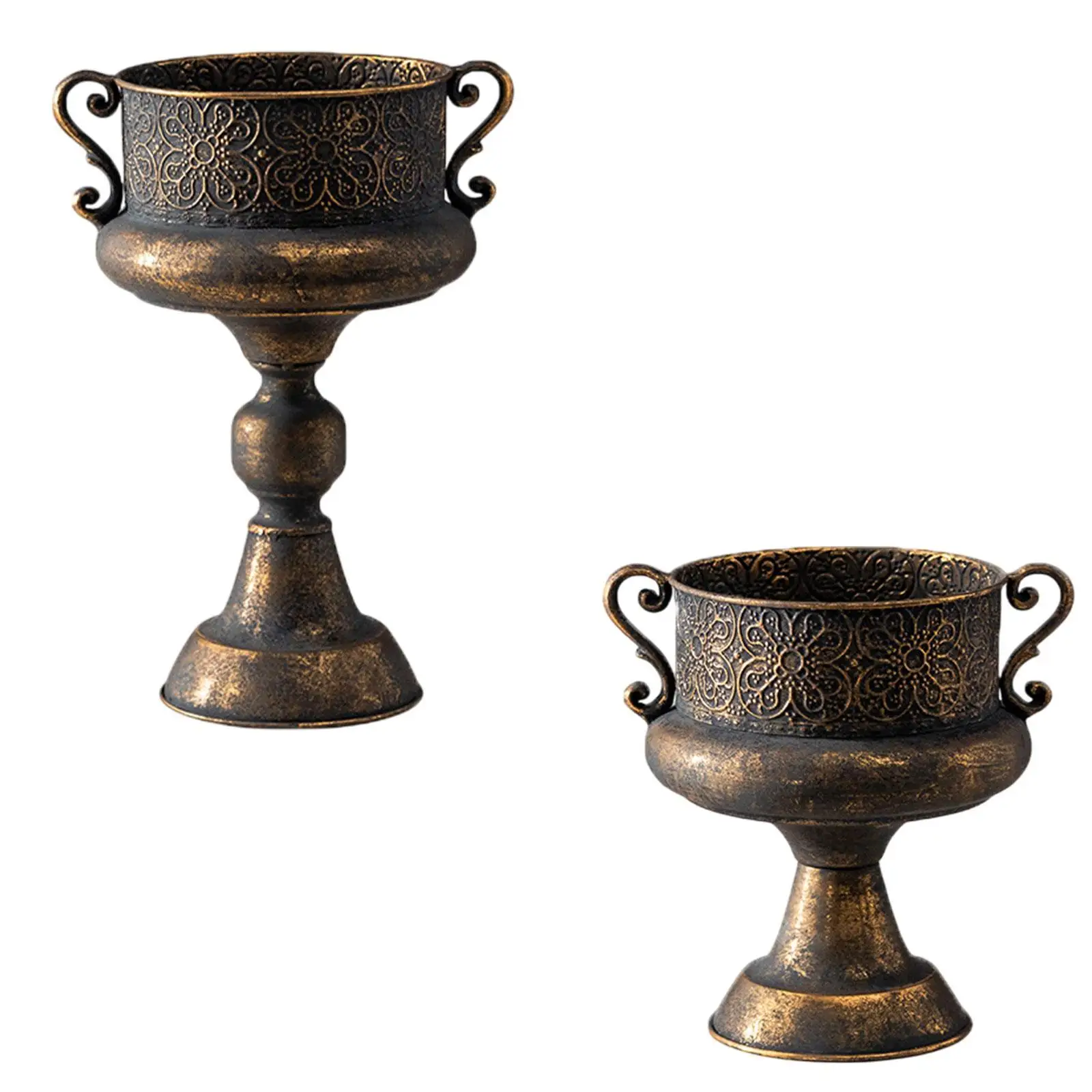 

Железная художественная ваза для сушеных цветов, декоративное кашпо, украшение для дома, центральная часть стола, уличная урна, цветочный горшок для патио, сада