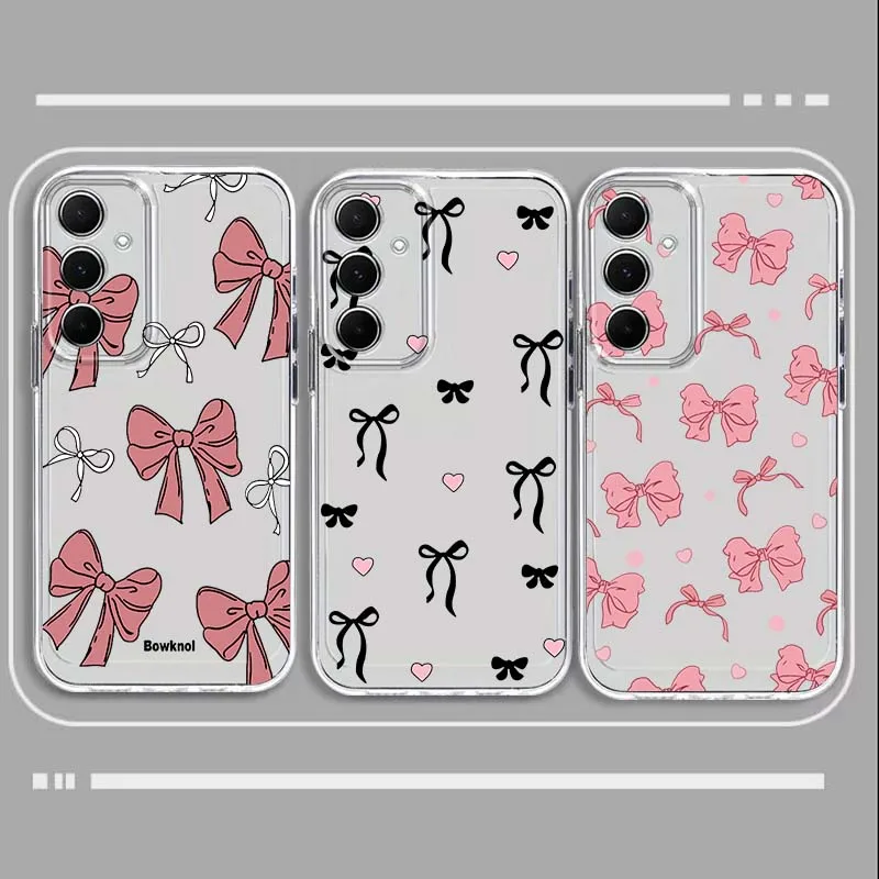 

Artistic bowtie pattern Phone Case For Samsung Galaxy A73 A72 A71 A55 A54 A53 A52 A51 A33 A25 A22 A15 A14 A05 TPU Transparent
