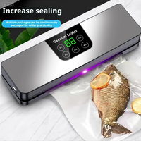 US/EU Household Electric Vacuum Sealer Dry/Wet Food Packaging Vacuum Sealing Bags Food Storage Vacuum Packaging Machine