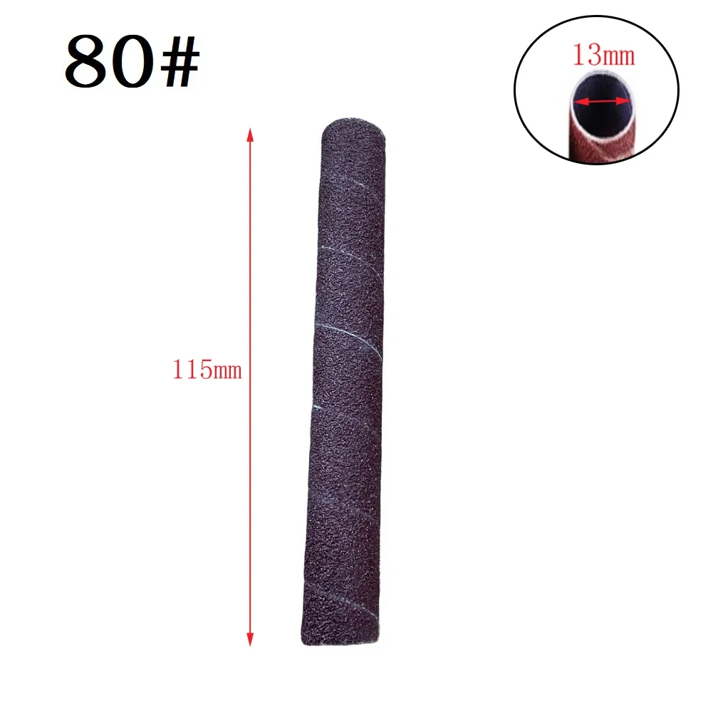 1 pz 4.5 pollici levigatura tamburo manicotti carta abrasiva tamburo strumenti di lucidatura 80/150/240 # per strumento rotante levigatrice orbitale casuale