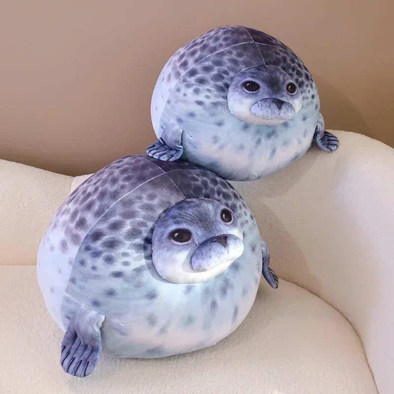 Juguetes de peluche de león marino Súper suave, de animales marinos muñeco de peluche, almohada para dormir para bebé, decoración de la habitación, regalos para niños