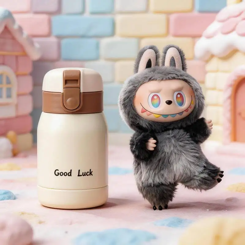 

Термос-кружка POP MART THE MONSTERS Forward High Energy Series LABUBU для школы, вакуумная, для студентов