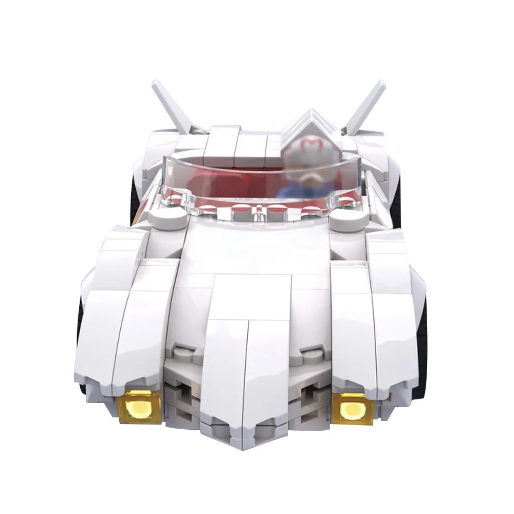 378 pièces de vitesse tournale technique MOC City ​ ​ Racer MACH 5 blocs de construction ensembles Sport modèle de voiture de course jouets cadeau pour garçon et enfants