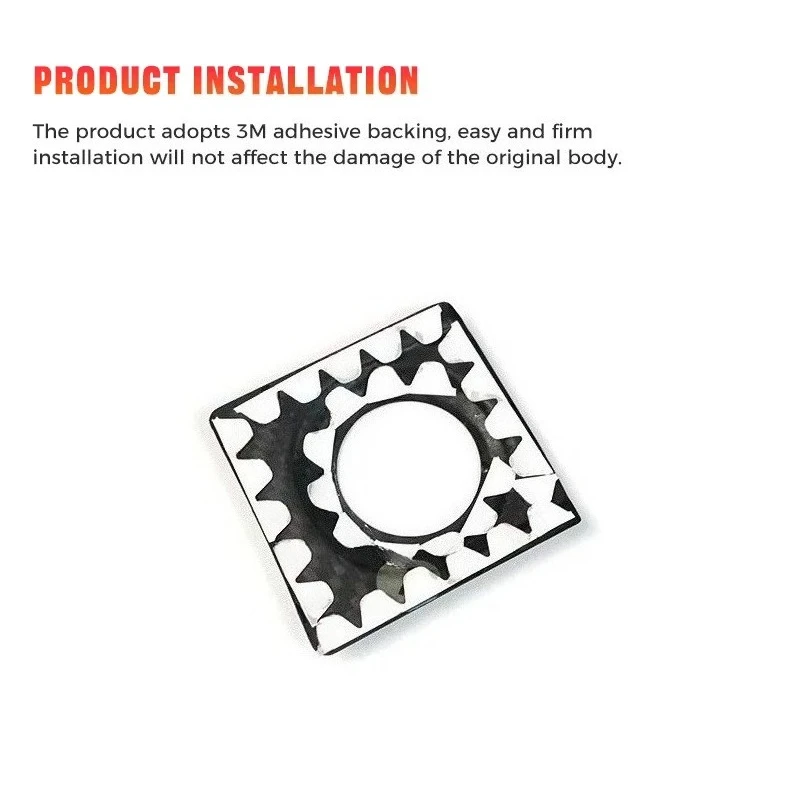 For FORD F-150 2021-2025 F-250 2021-2023 Real Dry Carbon Fiber Start Engine Stop Button Activation Bezel Interior Modification