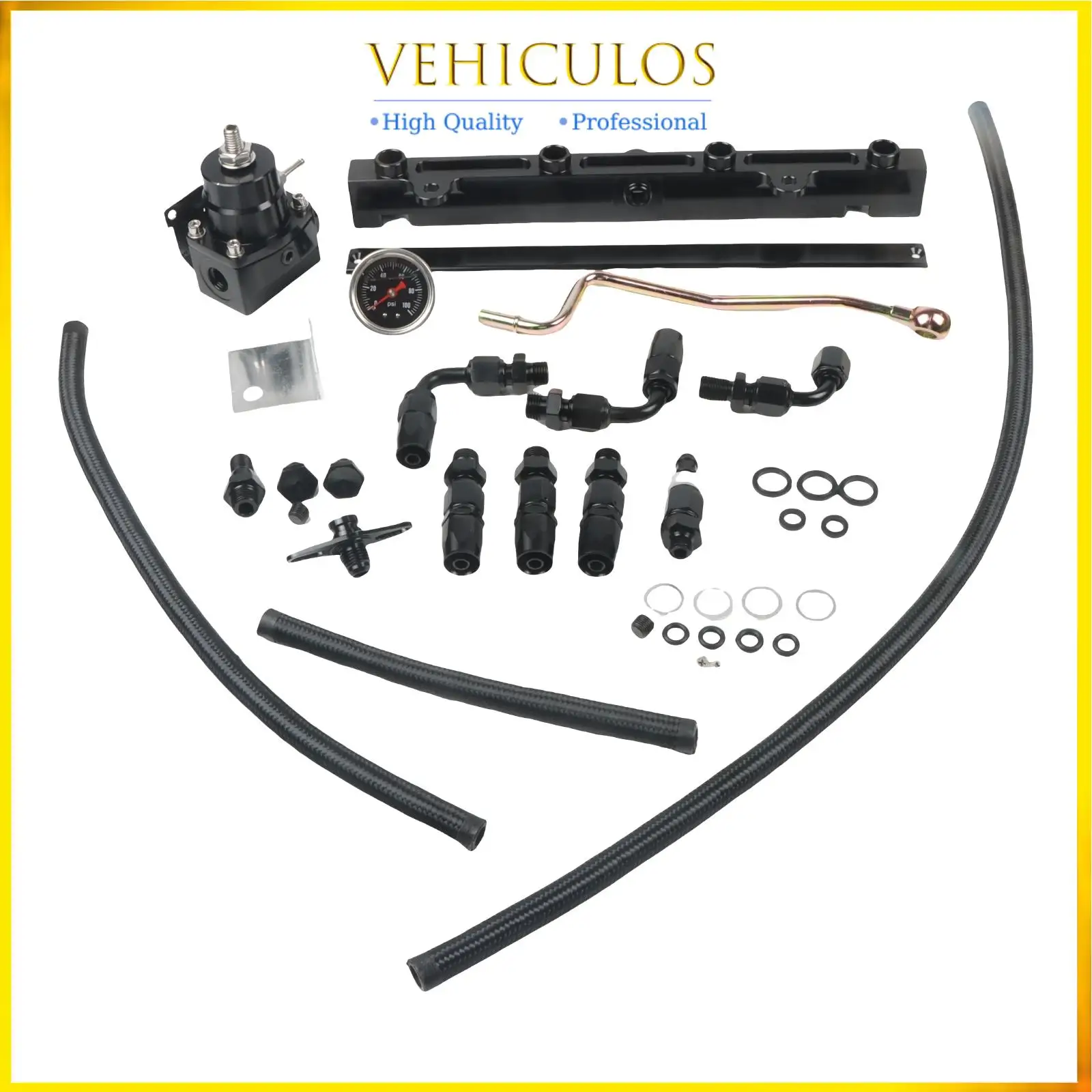 

1 Set New K Series Tucked K Swap Fuel Line System Kit For Civic Del Sol Integra AN6 K20 K24 DC2 EG EK With 3 Month Warranty