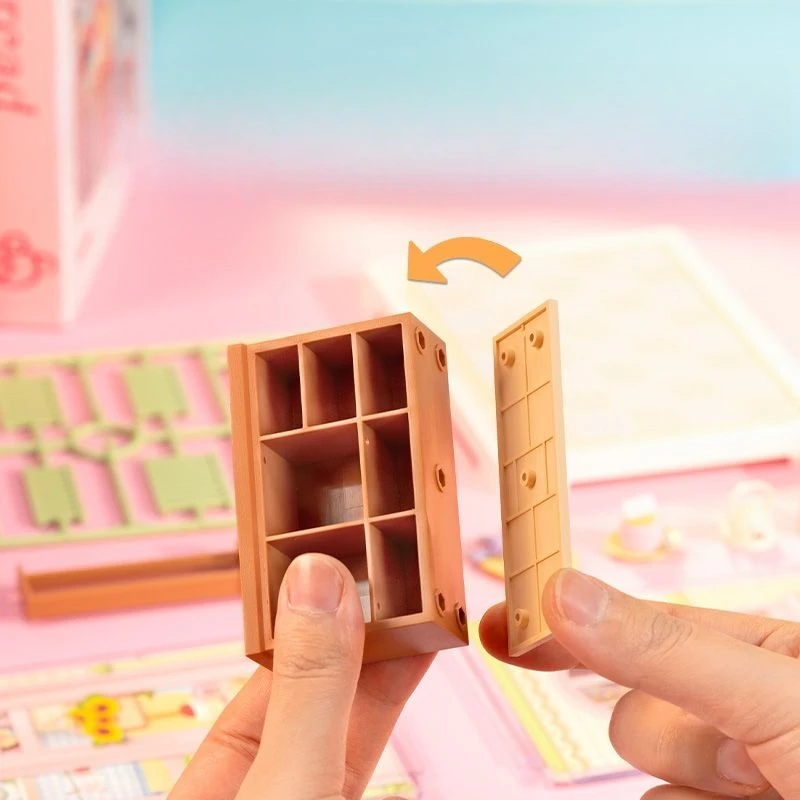 2025 New DIY Miniature House Kit Puzzle Playing House Set Super Creator Assembled Children's Birthday Gift 3D Puzzle Handmade
