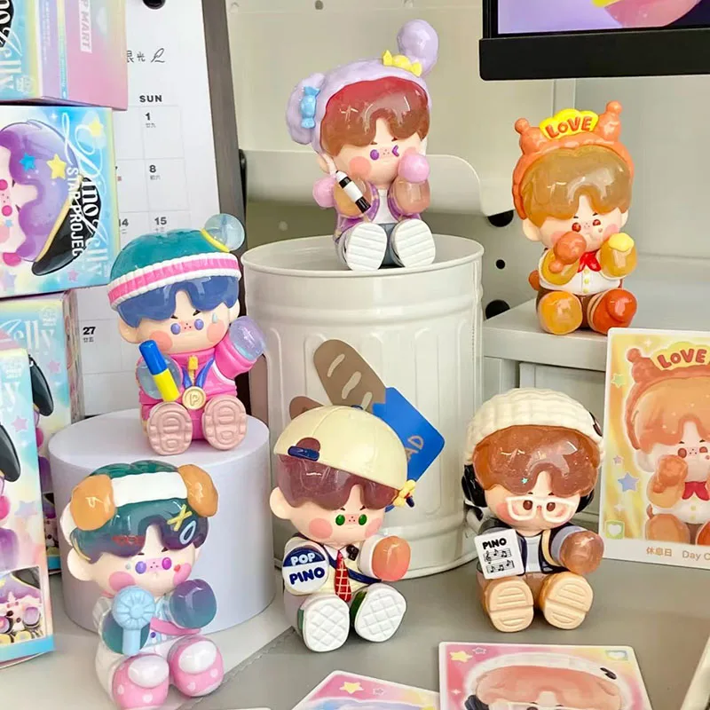 

PINO JELLY Star Project Series Genuine Blind Box Toys Kawaii Anime Action Figure Caixa Caja Surprise Mystery Box Dolls Girl Gift
