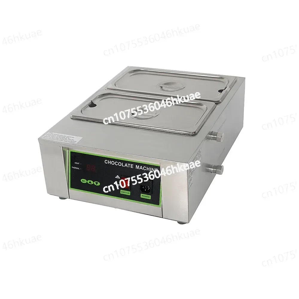 Electric Chocolate Melting Machine Tempering Machine Heating Stove HomeWise 1/2/4 Lattice Chocolate Melting Furnace