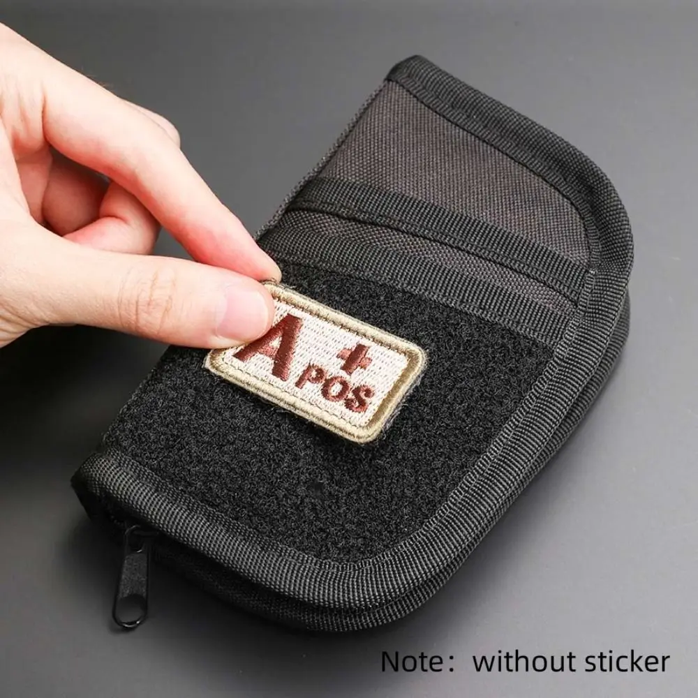 

Credit Card Wallet EDC Tool Storage Bag 7 Pockets Sundries Bag EDC Pouch Pocket Nylon Material Black Color
