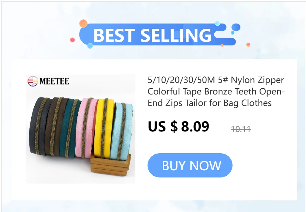 2/5/10/20M 5 # Nylon-Reißverschlussbänder Meterware zum Nähen von Kleidung, Dekoration, Taschen, Reißverschluss, durchgehende Rolle, Kunststoff-Reißverschluss, DIY-Zubehör – Detail 15