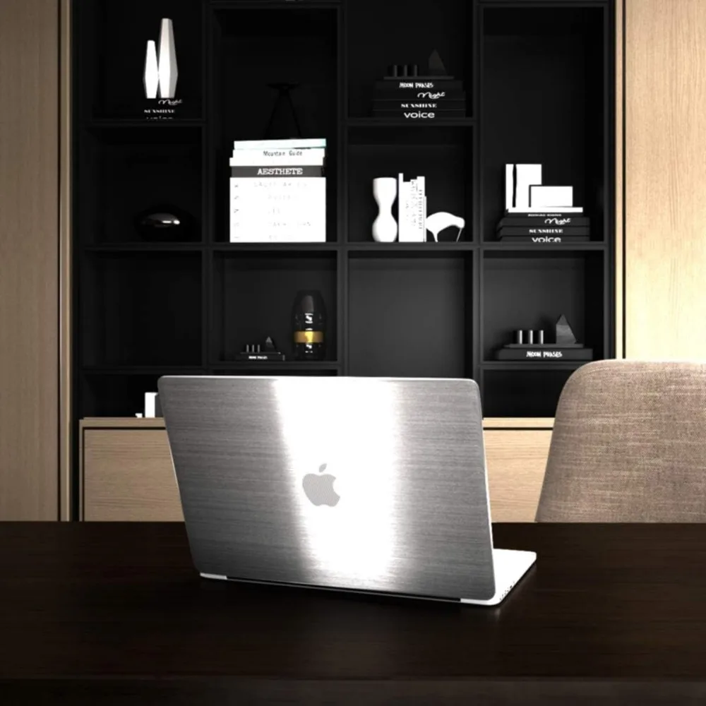 ورق اتصال من الفولاذ المقاوم للصدأ للأجهزة - عريض جدًا 31.5 × 354 ورق جدران من الفينيل المعدني الفضي قابل للتقشير واللصق