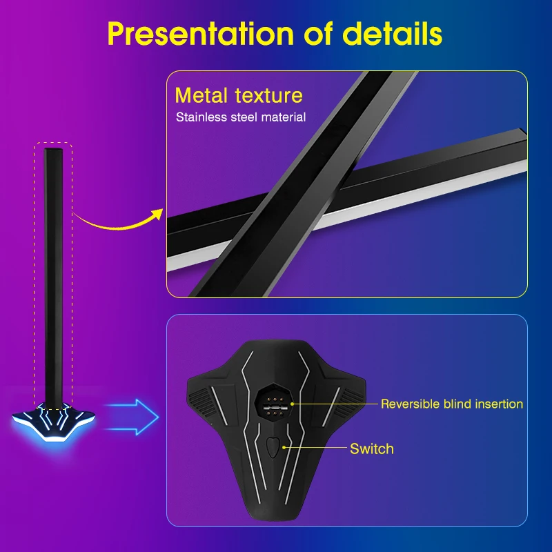 PC Screen Backlight Color Sync Light Bar Smart APP Control Computer Monitor LED Strip Light Ambient Game Atmosphere Decor Lamp