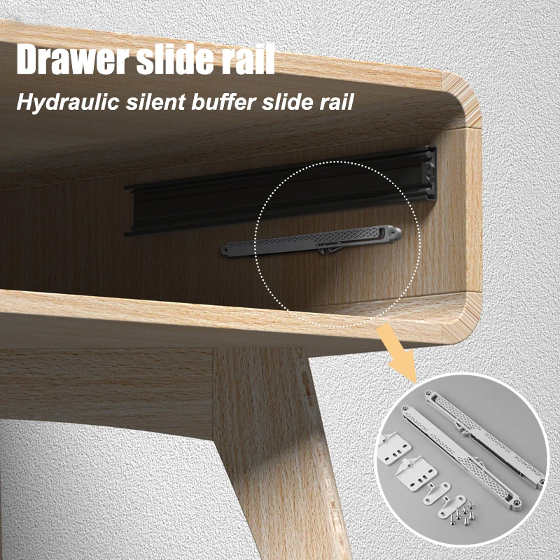 

1PC Drawer Damper Easy Installation Cabinet Drawer Damper Kitchen Cabinet Track Shutdown for Kitchens Home Cabinet Drawer