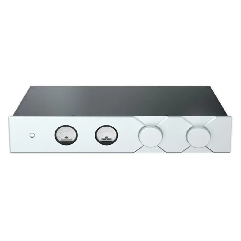 430*82*308/358mm Alle Aluminium Power Verstärker Chassis Gehäuse Vu Meter für Vorverstärker DIY Verstärker audio Fall Shell