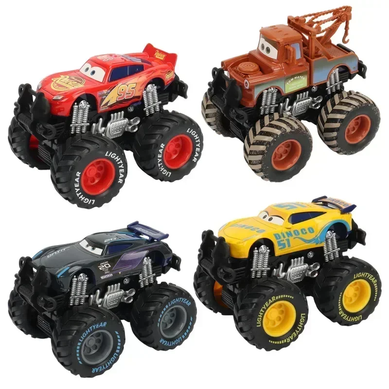 Large size Disney Pixar Cars Toy Bigfoot McQueen Jackson Storm Mater Inertial force car Model Toy For Kid birthday Gift