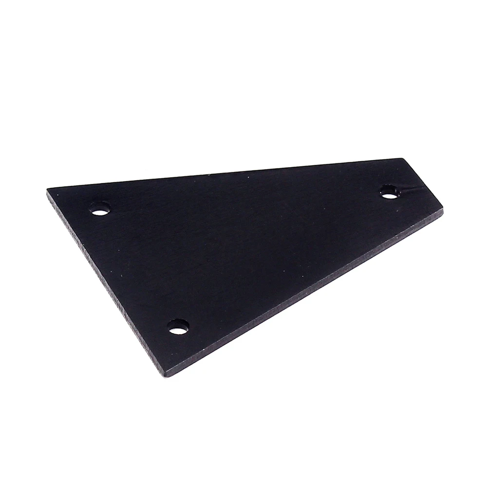 3 Holes Truss Rod Cover for Guitar Bass Electric Triangle Replacement Parts Durable Long Lasting Use Aluminum Alloy