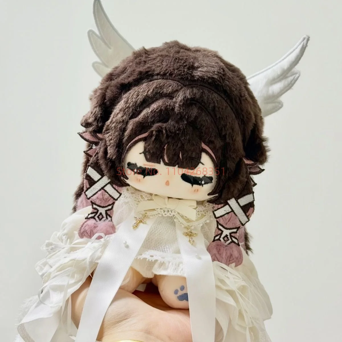 Hyposelenia 20cm Genshin Impact Columbina Hyposelenia Anime Figures Plush Cosplay Dress Up Cotton Plush Doll Toy Birthday Gift
