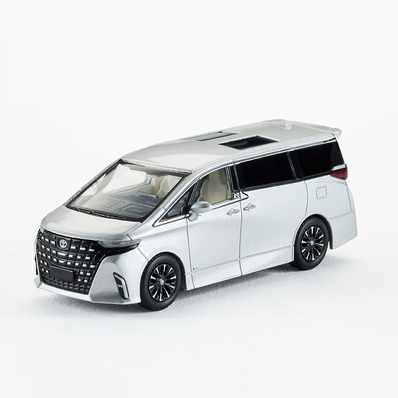 MASSDI Escala 1:64 2023 ALPHARD MPV Modelo de carro em liga