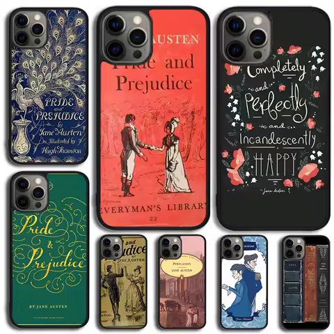 Cover Book Jane Austen Phone Case For Samsung Galaxy S10 S22 S23 S24 Note 10 20 Lite S20 Plus S21 Ultra Back Cover