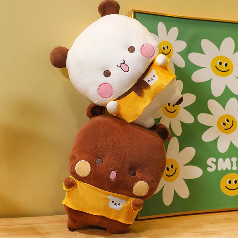 

New Kawaii Bubu 60cm Plush Toy Panda Stuffed Animal Cute Expression Doll Pillow for Kids Birthday Xmas Gift Anime Character