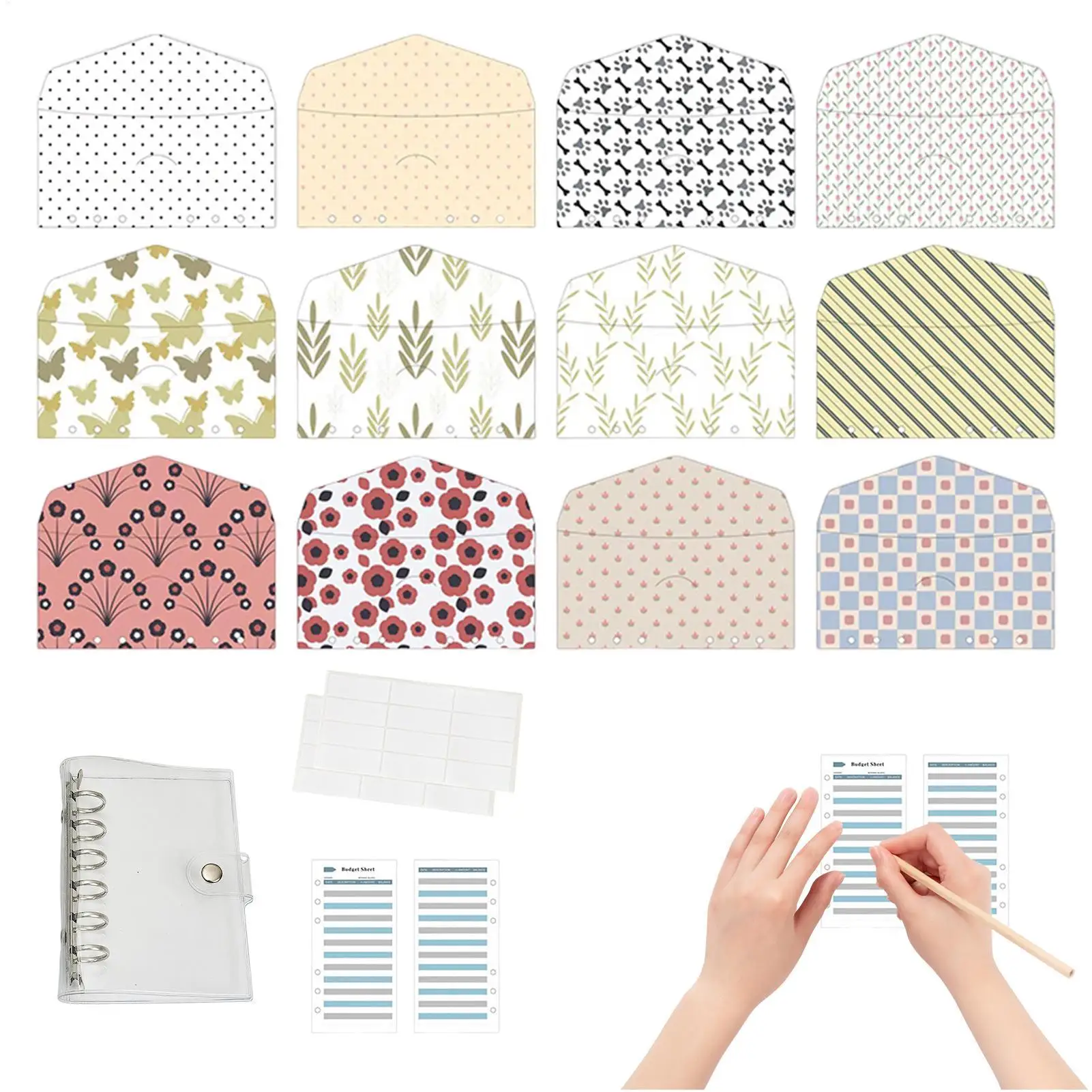 money-saving-envelopes-a6-storage-organizer-budget-envelopes-money-saver-binder-for-deposit-receipt-coin-check-currency-home