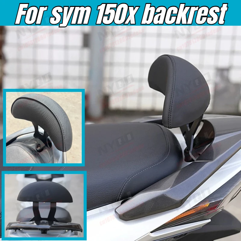

Original Motorcycle Passenger Seat Rear Backrest Frame Accessories Mounting Kit for SYM JET X 125 / 150 / 200