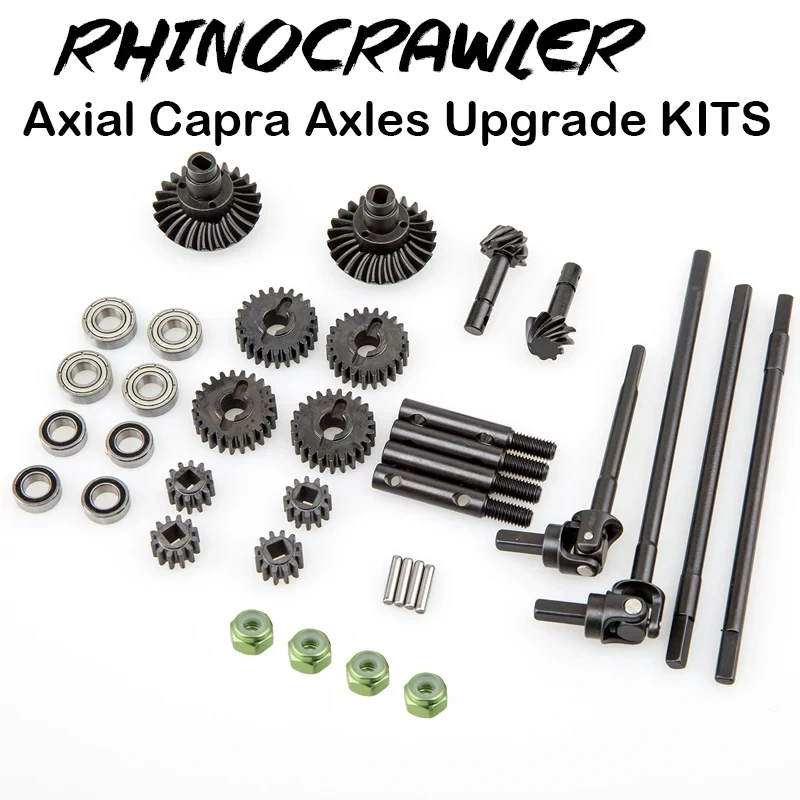 

Rhino Hardened Portal Axle Shafts Gears For Axial SCX10 III Capra Offset Axles (VP) Full Upgrade RC Car Kit Parts