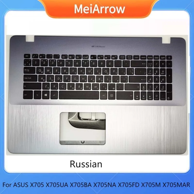 Imagem -04 - Tampa Superior para Asus X705 X705u X705ud X705m X705ma X705n Eua Reino Unido Espanhol Francês Alemão Swish ru cz 173 Novo