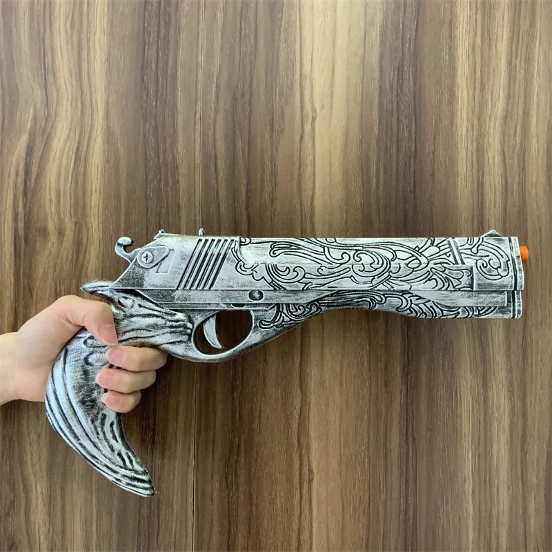 DMC Dante Gun Updated Ver. Ebony Ivory White Revolvers Weapon Double Guns 1:1 Cosplay Role play Model Gift Rubber No Shooting