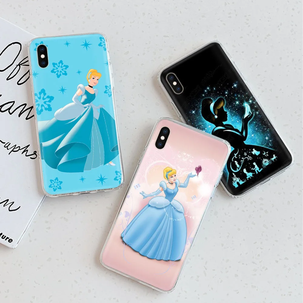 Cinderella Transparent Phone Case for Tecno POP 5 LTE 4 Pova Neo 2 Spark Go 6 AIR 7 7P 8 8P 8C Pro