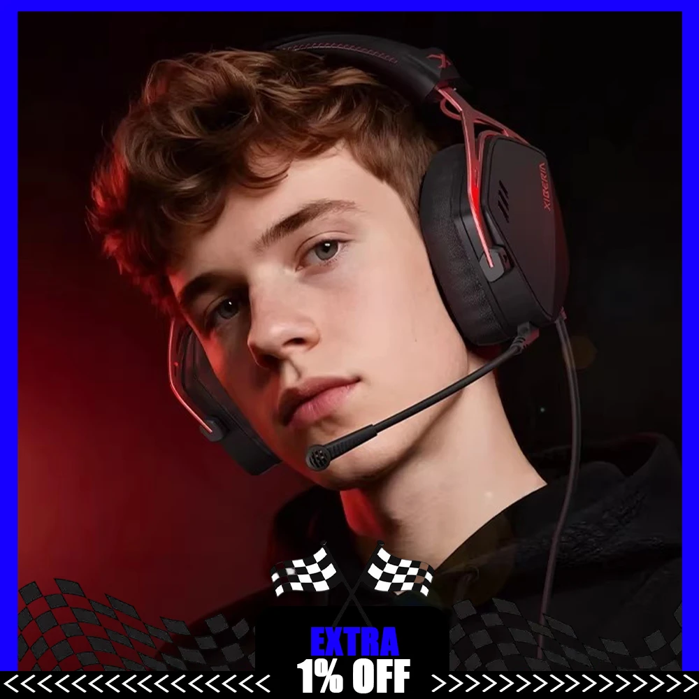 Siberia K03PRO Esports Headset 6646X1 Dual Sound Card Strong Core Third Generation 7.1 Space Sound Effect Headset Pc Accessories