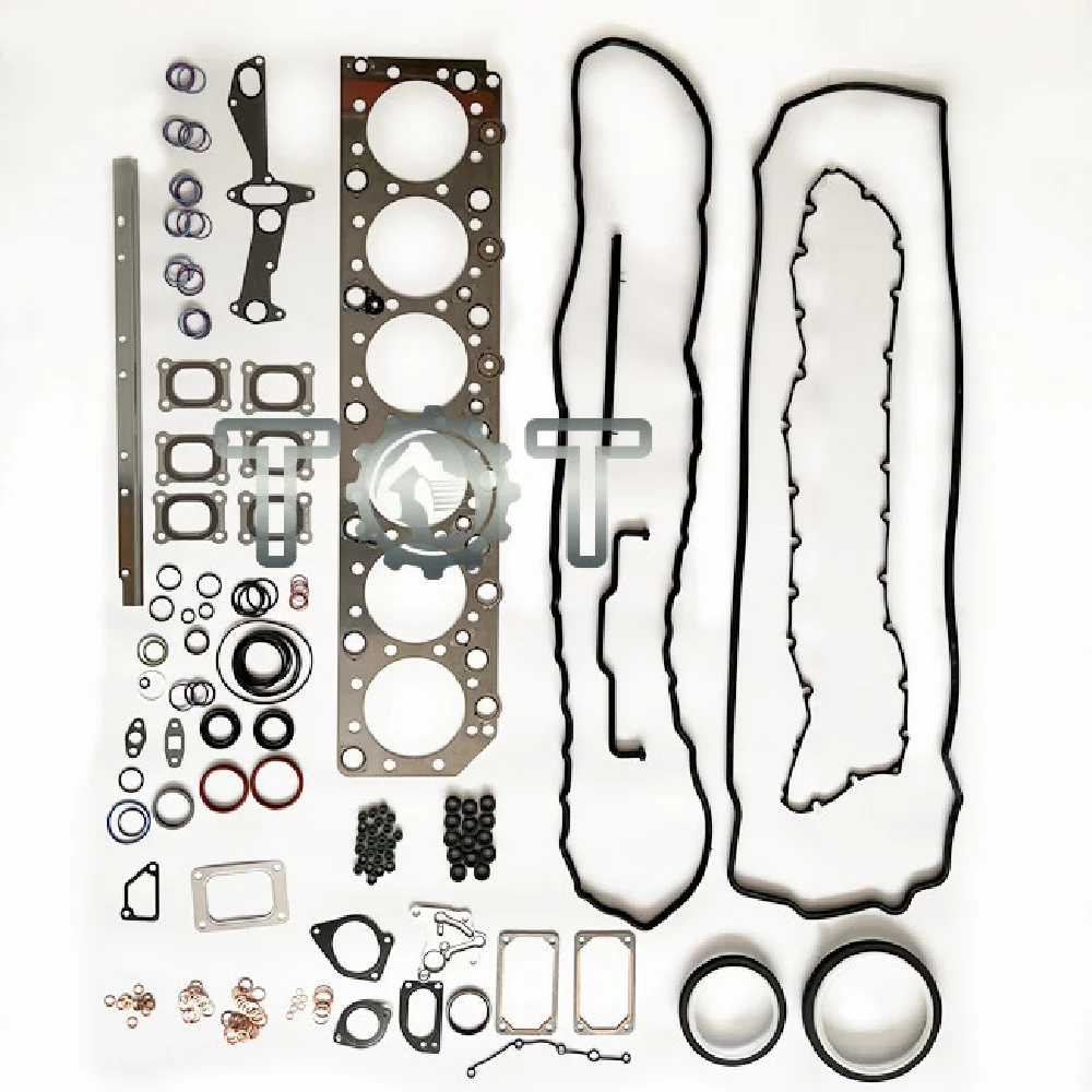 For Ec360 Ec460 Excavator Parts D12d Engine Full Overhaul Gasket Kit Cylinder Head Set Volvo